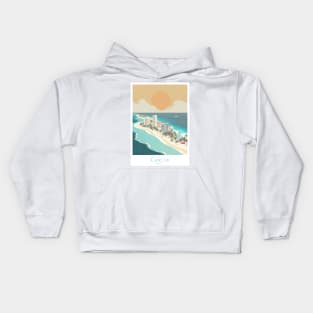 Cancun Mexico - Sunset Serenity Kids Hoodie